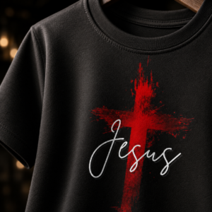 Baby Look “Jesus” — Redimida pela Cruz